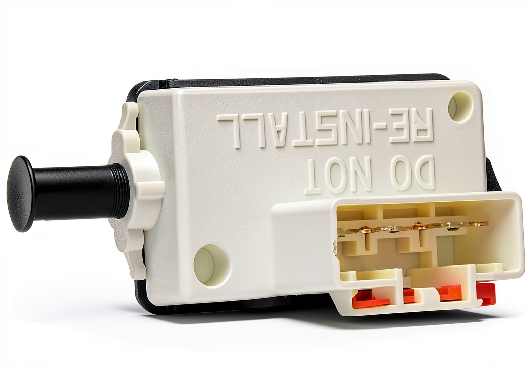 Installing Standard Motor Products Stoplight Switch 12V Motor on a wooden workbench