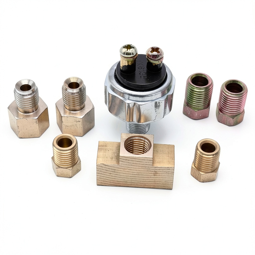 Hydraulic Brake Light Switch Kit components