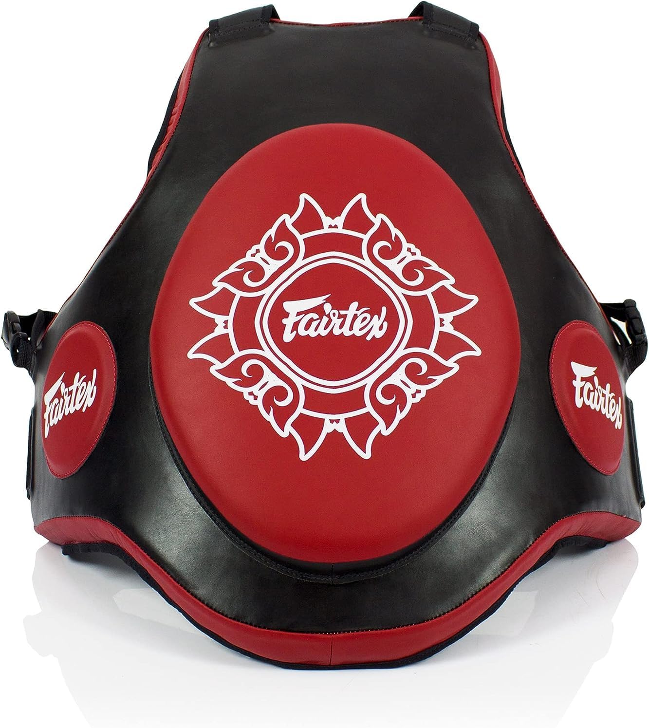 Fairtex body shield being used in a sparring session
