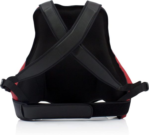 Fairtex Body Shield Black Red Adjustable Pad-3